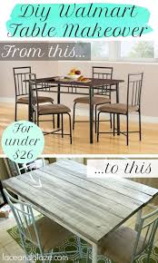 Diy Walmart Table Makeover Sweet Teal Dining Table Makeover Table Makeover Dining Room Table Makeover