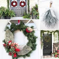 The vibrant shade of turquoise on the front door, however, offers contemporary contrast. Winter Front Door Ideas My Nourished Home