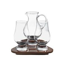 Recycled wooden solid oak whiskey barrel stave wine bottle holder | ideal gift. Whiskey Glasses With Jug Tasting Highland 4 Pieces Tasting Set For F 119 00