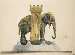Thai elephants return to villages as tourists disappear amid coronavirus pandemic. Monstrous Assemblage Ribart S Elephant Monument To Louis Xv Journal18 A Journal Of Eighteenth Century Art And Culture