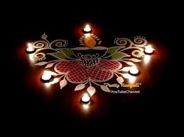 Karthigai Deepam Kolam 2018 Cute Diya Rangolis Karthika Masam Special Deepam Muggu 470 Youtube