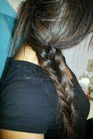 Messy Fish Tail Braid Fishtail Braid And Let Shorter Strains Fall Bobbypin Back Fish Tail Braid Hair Styles Fishtail