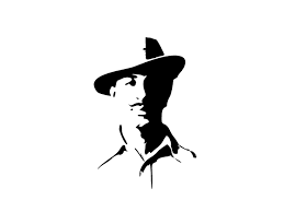 Artwork Sketch Black And White Bhagat Singh Bhagat Singh Silhouette Google Search Bhagat Singh Wallpapers Bhagat Singh India Art