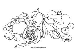 Frutta Autunnale Disegno Da Colorare Tutto Disegni Disegni Da Colorare Disegni Ricami A Mano
