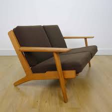 Hans wegner's plank sofa is solid and aesthetically pleasing. 1960s 2 Seat Plank Sofa By Hans Wegner Mark Parrish Mid Century Modern