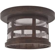 Main meter combos flush mounted in stucco walls? Design House Part 587212 Design House Washburn 1 Light Rustic Bronze Integrated Led Indoor Outdoor Flush Mount Ceiling Light Outdoor Flush Mount Lights Home Depot Pro