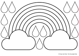 Kleurplaat regenboog met wolken kleurplaat regenboogvis regenboog printen hartje unicorn. Kleurplaat Regenboog Moppereend
