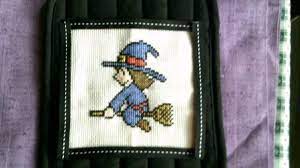 Maybe you would like to learn more about one of these? Free Cross Stitch Pattern For Halloween Little Witch Feltmagnet
