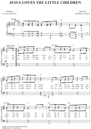 Jesus is our loving friend. Buy Jesus Loves The Little Children Sheet Music For Easy Piano Vocal Chords