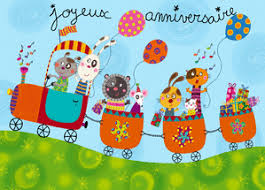 E card animé e card condoleance e and card and anniversaire e card bonne fete e card carte voeux. Carte Petit Train D Anniversaire Avec Les Copains Envoyer Une Carte Anniversaire Enfant Des 0 99 Merci Facteur