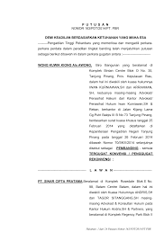 Contoh eksepsi dan jawaban gugatan. Http Simkara Pt Pekanbaru Go Id Files Perdata Dd8eb9f23fbd362da0e3f4e70b878c16 163 Pdt 2014 Pt Pbr 20 20150203 Pjj Pdf