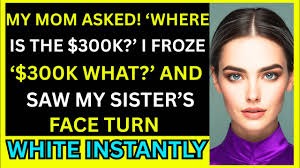 My Mom Asked! 'Where Is $300K?' I Froze—'$300K What?' and Saw My Sister  Face Turn White Instantly