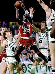 The bulls only had two. April 20 1986 Michael Jordan Sets Playoff Record In Battle Against Champion Celtics Team Trophy Lives