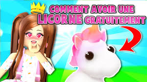 Comment Avoir Une Licorne Legendaire Gratuitement Sur Adopt Me Roblox Youtube