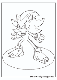Doodle, floral design elements for coloring book. Shadow The Hedgehog Coloring Pages Updated 2021