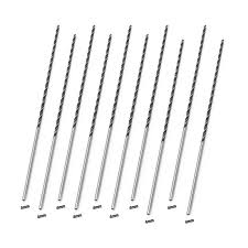 The mannesmann professional wood drill set which comes in a plastic box. Set Of 10 Extra Long Wood Drill Bits 4x300 Mm Wood Tools Deco