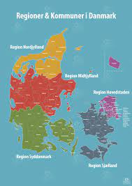 Kort danmark for at downloade. Regioner Og Kommuner I Danmark Kort Ungdommens Uddannelsesvejledning