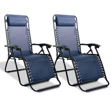 Zero Gravity Recliner Blue 2 Pack Outdoor Chairs Zero Gravity Recliner Outdoor Furniture