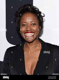 Erika Alexander arriving to the Special Screening of "Get Out" held at the  Regal Cinemas LA Live Stock Photo