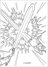 Laser Sword Duel Coloring Page More Star Wars Content On Hellokids Com Star Wars Coloring Book Star Wars Coloring Sheet Coloring Pages