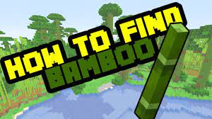 Bamboo can be placed and will grow on grass blocks, dirt, sand. Where To Find Bamboo In Minecraft Survival 2019 Youtube