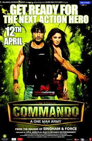 Commando New Poster Commando Movies Online Hindi Movies