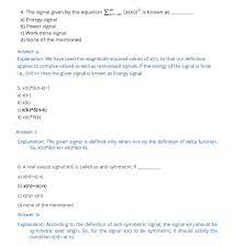 Mcqs Digital Signal Image Processing Last Moment Tuitions
