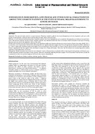 We hope this will help you to understand malay better. Pdf Differences In Demographics Lipid Profile And Other Clinical Characteristics Among Type 2 Diabetic Patients In The State Of Penang Malaysia According To Gender And Races Ali Qais Blebil Academia Edu