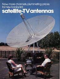 Satellite Tv In 1981 Satellite Tv Tv Ads Tv Antennas