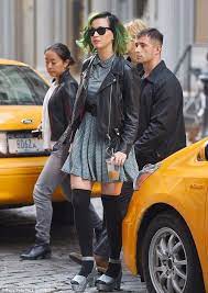 Leggy Katy Perry Rocks Knee Socks In Manhattan Katy Perry News Dress With Stockings Fashion
