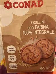 Lo zucchero di canna, grezzo o integrale, può essere acquistato in molti negozi. Frollini Con Farina 100 Integrale Conad 400g