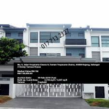 Bank Auction Cheras 13 Unit Semi End 2 5 2019 1 15 Pm