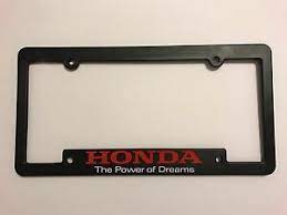 Places of power in your wildest dreams. Genuine Honda The Power Of Dreams Brand New License Frame Plate Ebay