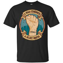 Did that airplane crash, or was it hijacked? A Man Chooses A Slave Obeys T Shirt Pop Up Tee