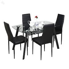 Royal Oak Milan Four Seater Dining Table Set Black Best Home And Kitchen Store Dining Room Small 4 Chair Dining Table Four Seater Dining Table