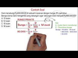 Check spelling or type a new query. Rumus Cepat Menghitung Lama Menabung Aritmatika Sosial Youtube