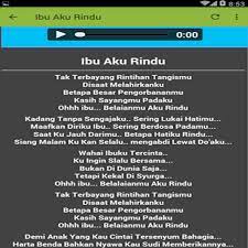 Lagu ibu aku rindu adalah sebuah solawat yang sangat menyentuh hati, karena isi dari lirik ini sendiri menceritakan tentang sebuah kerinduan terhadap seorang ibu. Lirik Lagu Ibu Aku Rindu