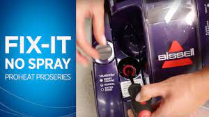 What To Do If My Proheat Proseries Has No Spray Bissell Youtube