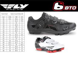 fly racing talon ii shoe bicycle color black size 8