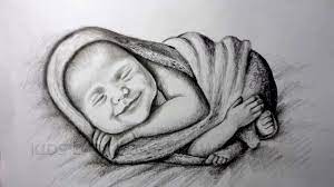 Generally the hemline ranges from skirt length to miniskirt length, and is tailored for. How To Draw Cute Baby Smiling While Sleeping Cute Baby Pencil Sketch Youtube