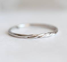 Thin Platinum Wedding Band Twisted Platinum Ring Platinum Wedding Band Gold Diamond Wedding Band Diamond Wedding Bands