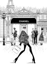 Megan Hess Paris Inspired Fashion Illustrations The Interiors Addict Fashion Illustration Chanel Megan Hess Illustration Chanel Art
