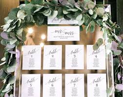 Wedding Seating Chart Template Seating Chart Display Wedding Seating Cards Table Cards Seating Cards Pdf Instant Download Bpb310_5
