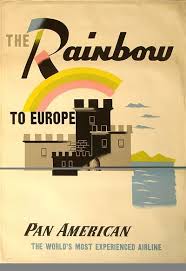 Pan Am Usa To Europe Grafisk Kunst Grafisk Design Plakater