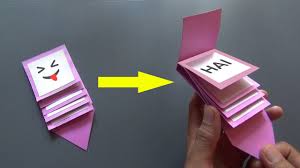 Cara Membuat Kartu Ucapan Keren Greeting Cards Easy And Cool Youtube Kartu Pop Up Kartu Valentine Kerajinan Kertas