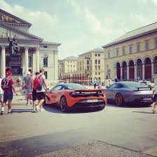 Yesterday In Munich Town I Was Happy To Spot Lots Of Cars Let S Start With These Both Supercars Which Supercar Do You Love Add Super Cars Towns Munich