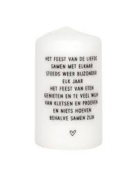 Kaars Met Gedicht Het Feest Van De Liefde Zoedt Sil Stuff I Love