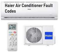 Take control of the unit from the touch panel, remote, or use the timer function for auto shut off; Haier Air Conditioner Error Codes