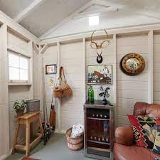 It's likewise an area to work out your green thumb and try new kinds of various ways of growing your preferred plant or flowers. Shed Renovation And Shed Organization Ideas At The Home Depot Shed Interior Shed Renovation Shed Interiors