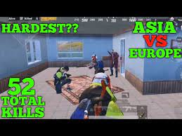Asia Server Vs Europe Server Which Server Is Harderst 52 Kills Two Gameplays Pubg Mobile Youtube